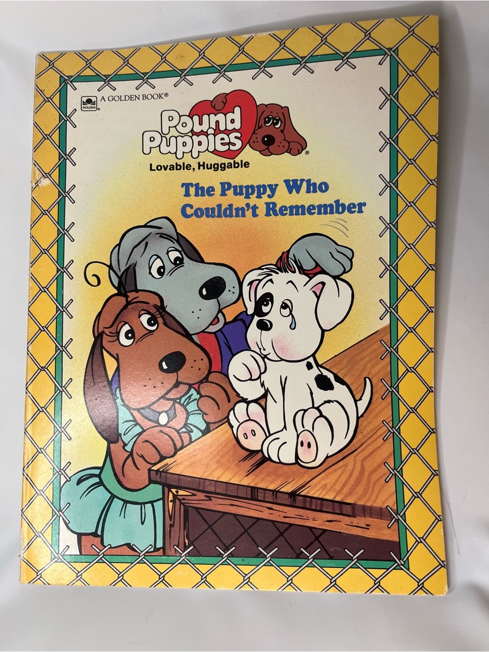 1986 Golden Book Pound Puppies The Puppy Who Couldn't Remember Illustrated